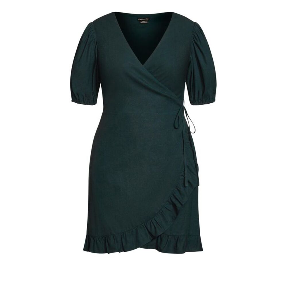 City Chic Trendy Plus Ruffle Dreams Dress